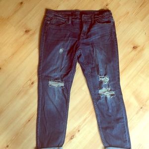 Ana boyfriend skinny cropped pants size 6